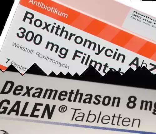 Roxithromycin vs Dexamethason