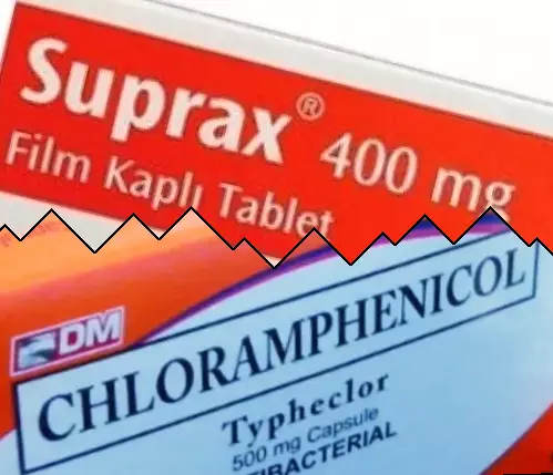 Suprax vs Kloramfenicol